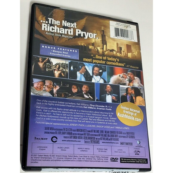 Katt Williams Comedy DVD Lot American Hustle Pimpin’ Pimpin’ 9 Lives Tested Play - Picture 10 of 11